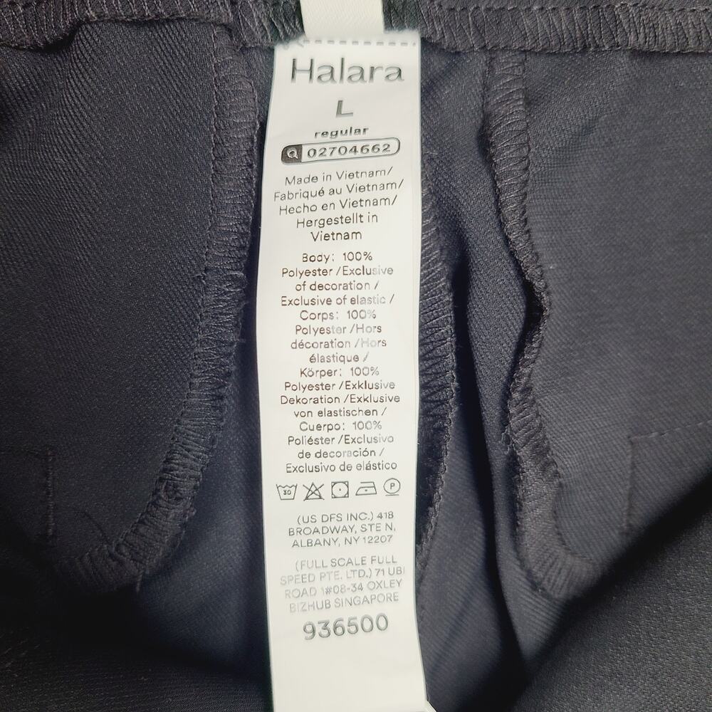Halara Flex™ High Waisted Pocket Solid Work Tapered Pants NWT Black Size Large - Picture 7 of 13